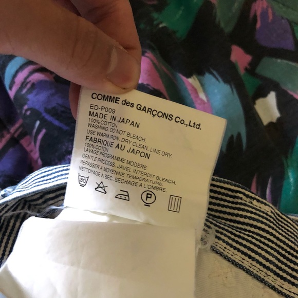 Comme De Garçons Pinstripe Pants - Picture 3 of 4